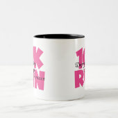 Tasse 2 Couleurs 10K Run Sport Rose (Centre)