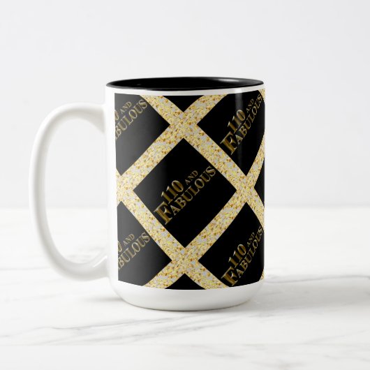 Tasse 2 Couleurs 110 Anniversaire (Gauche)