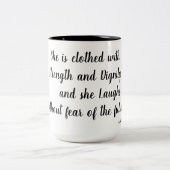 Tasse 2 Couleurs 112:7 de psaume (Centre)