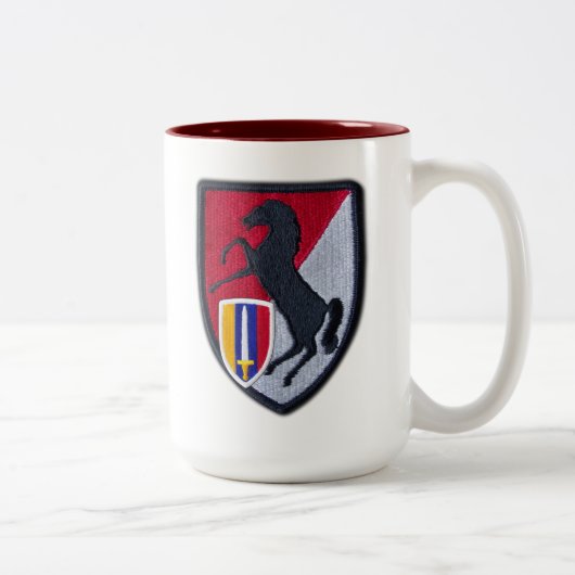 Tasse 2 Couleurs 11th ACR Armored Cavalry Regiment Vietnam guerre (Droit)