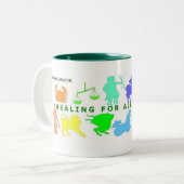 Tasse 2 Couleurs 12 signes de Noël (Devant gauche)