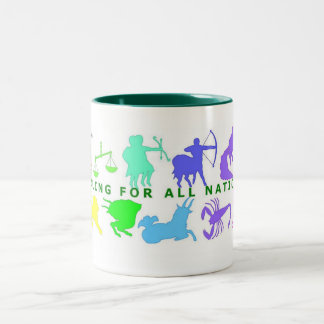 Tasse 2 Couleurs 12 signes de Noël