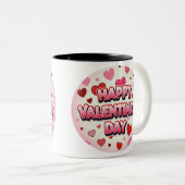 TASSE 2 COULEURS 14 FÉVRIER (Devant droit)