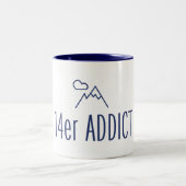 Tasse 2 Couleurs 14er Addict (Centre)