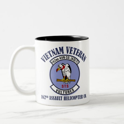 Tasse 2 Couleurs 162nd AHC - Vétéran du Vietnam (Gauche)