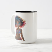 Tasse 2 Couleurs 16A Dollz par : Svace - Série 01 (Devant gauche)