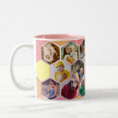 Tasse 2 Couleurs 17 Photo Collage Cute Family Love Memory (Gauche)
