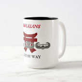 TASSE 2 COULEURS 187E RAKASANS D'INFANTERIE  (Devant droit)