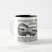 TASSE 2 COULEURS 1886 ANNÉE POUR LES VIOLINS (Devant gauche)