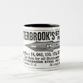 TASSE 2 COULEURS 1886 ESTERBROOK STEEL PENS PUBLICITAIRE (Centre)