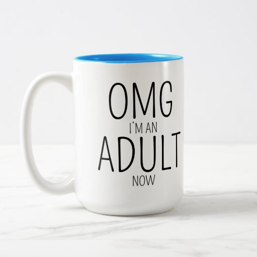 Tasse 2 Couleurs 18e anniversaire (Gauche)