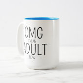 Tasse 2 Couleurs 18e anniversaire (Devant gauche)