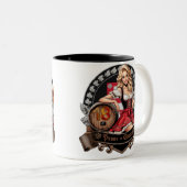 Tasse 2 Couleurs 18e anniversaire - Blonde Dirndl dit Prost Cheers (Devant droit)