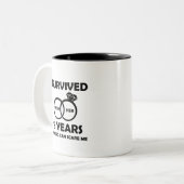 Tasse 2 Couleurs 18E Anniversaire Du Mariage Lui Citations Drôle Su (Devant gauche)