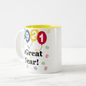Tasse 2 Couleurs 1921 un anniversaire de grande année (Devant gauche)