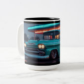 Tasse 2 Couleurs 1958 Chevrolet Apache 3100 (Devant gauche)