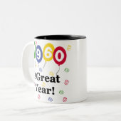 Tasse 2 Couleurs 1960 un anniversaire de grande année (Devant gauche)