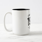 Tasse 2 Couleurs 1970 Année de naissance classique (Gauche)