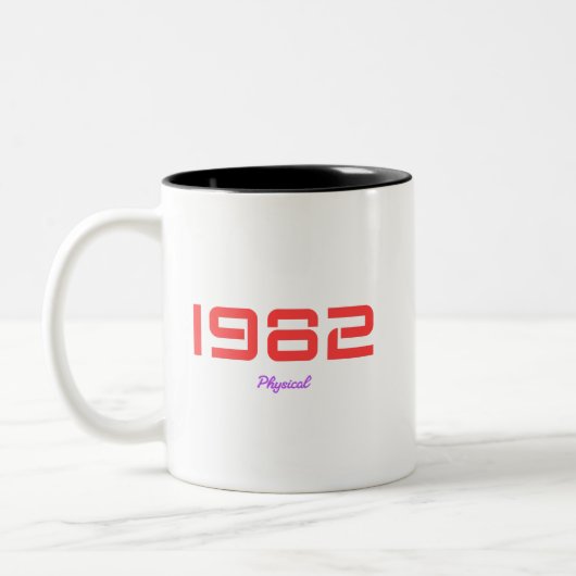 Tasse 2 Couleurs 1982 Meilleur morceau, Physical (Gauche)