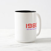 Tasse 2 Couleurs 1986 Meilleur chanson, C'est à ça que servent les  (Devant droit)
