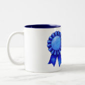 Tasse 2 Couleurs #1 Maman Musique au ruban bleu (Gauche)