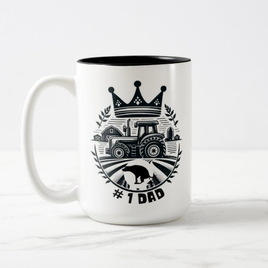 Tasse 2 Couleurs #1 Papa (Gauche)