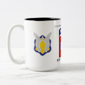 TASSE 2 COULEURS 1ER SQUADRON 17E CAVALRY(RECON) 82E AIRBORNE (Gauche)