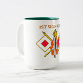TASSE 2 COULEURS 1ÈRE BRIGADE SIGNALE  (Devant gauche)