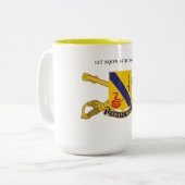 TASSE 2 COULEURS 1ÈRE CAVALERIE SQUADRON 14E (Devant gauche)