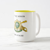 TASSE 2 COULEURS 1ÈRE CAVALRINE SQUADRON 2E  (Devant droit)