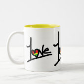 Tasse 2 Couleurs 1Love (Gauche)