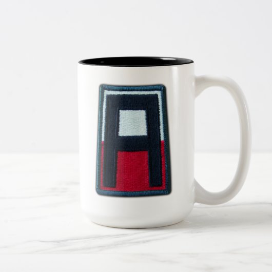 Tasse 2 Couleurs 1re armée Fort Gillem Insignia vétérans vétérans (Droit)