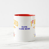 Tasse 2 Couleurs 1re division blindée " Vieux côtés " (Centre)