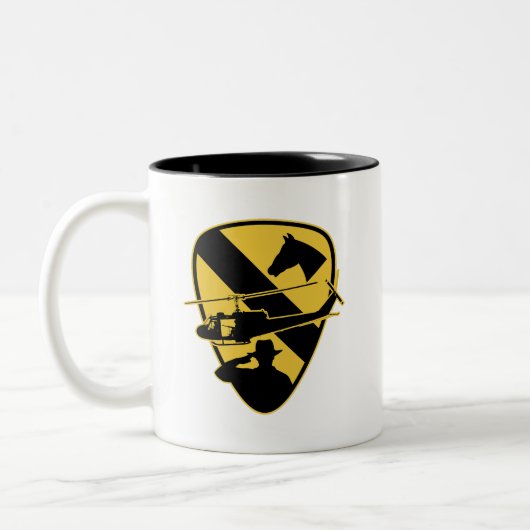 Tasse 2 Couleurs 1st Cavalry Division  (Gauche)