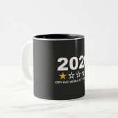 Tasse 2 Couleurs 2020 Ne Recommande Pas (Devant gauche)