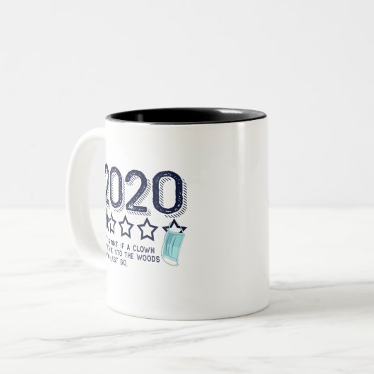 Tasse 2 Couleurs 2020 Révision Non Recommandée (Devant gauche)