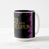 Tasse 2 Couleurs 20e Anniversaire  (Devant droit)