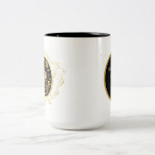 Tasse 2 Couleurs 20e anniversaire ajouter la date du nom (Centre)