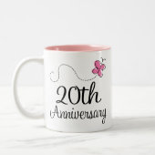 Tasse 2 Couleurs 20ème Anniversaire (Gauche)