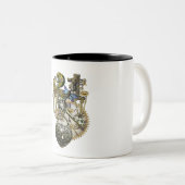 Tasse 2 Couleurs 21e anniversaire de Steampunk (Devant droit)