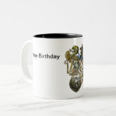 Tasse 2 Couleurs 21e anniversaire de Steampunk (Devant gauche)