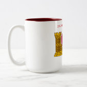 TASSE 2 COULEURS 23E BATAILLE DE GÉNIE  (Gauche)