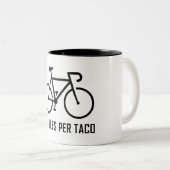 Tasse 2 Couleurs 24 Miles Par Taco (Devant droit)