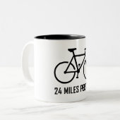 Tasse 2 Couleurs 24 Miles Par Taco (Devant gauche)