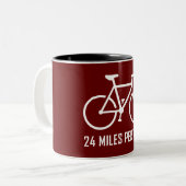 Tasse 2 Couleurs 24 Miles Par Taco (Devant gauche)
