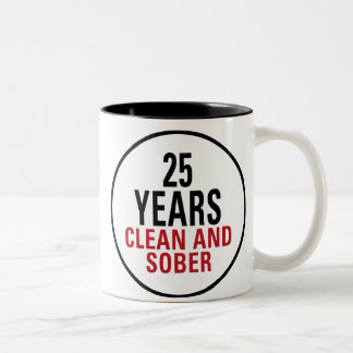 Tasse 2 Couleurs 25 ans nettoient et assagissent
