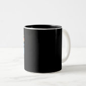 Tasse 2 Couleurs 25e anniversaire Mariage Cadeau (Devant droit)