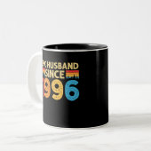 Tasse 2 Couleurs 25e anniversaire Mariage Cadeau (Devant gauche)
