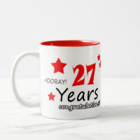 27e anniversaire, 27 ans Mariage