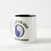 Tasse 2 Couleurs 29ème Division d'infanterie (Devant gauche)